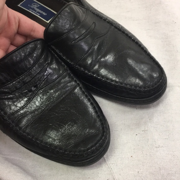 12 Black Men’s Loafers BraGano Cole Haan GuC - Picture 4 of 7